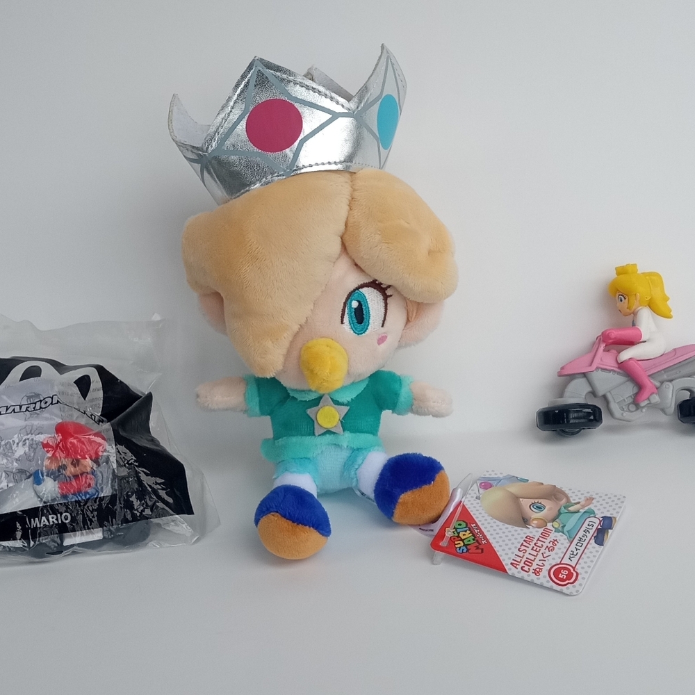 Super Mario Bundle - Baby Rosalina Plushie & 2 McDonald's Toys